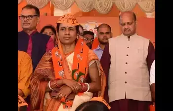 Ex-Bari MLA Sunanda joins BJP