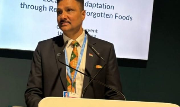 Odisha Agriculture Secretary Dr. Arabinda Padhee Represents State at UN Climate Conference