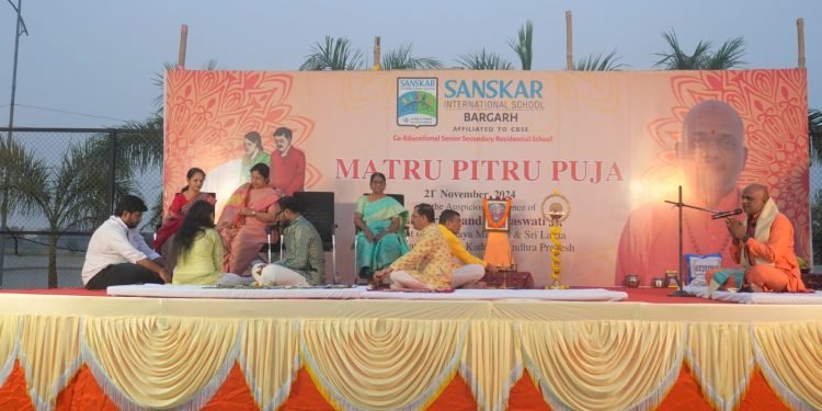 Matru-Pitru Day Celebrated at Sanskar International School