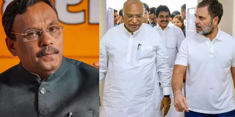 BJP Leader Vinod Tawde Sends ₹100 Crore Legal Notice to Congress Leaders Over ‘Cash for Votes’ Allegations