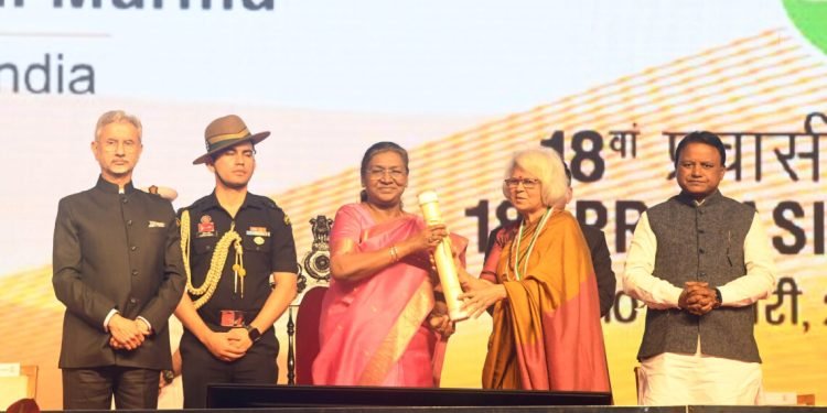President Murmu Addresses Pravasi Bharatiya Divas and Confers Pravasi Bharatiya Samman Awards