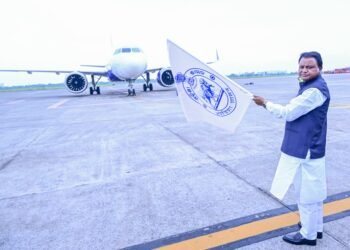 CM Majhi Flags Off First International Flight from Bhubaneswar to Abu Dhabi; New Air Routes to Visakhapatnam and Other Cities Also Inaugurated