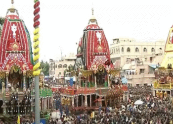 Divine Arrival: Sibling Deities Reach Gundicha Temple Amid Massive Devotion in Puri