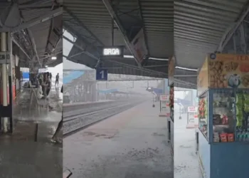 Leaky Roof Dampens Spirits at Newly Built Bargarh Road Railway Station