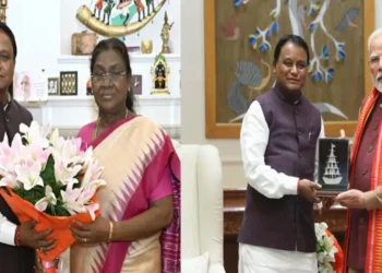 CM Majhi Charts Vision for Viksit Odisha in Delhi Power Talks