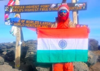 Bargarh Youth Scales Africa’s Highest Peak, Carries Tricolour to Kilimanjaro Summit